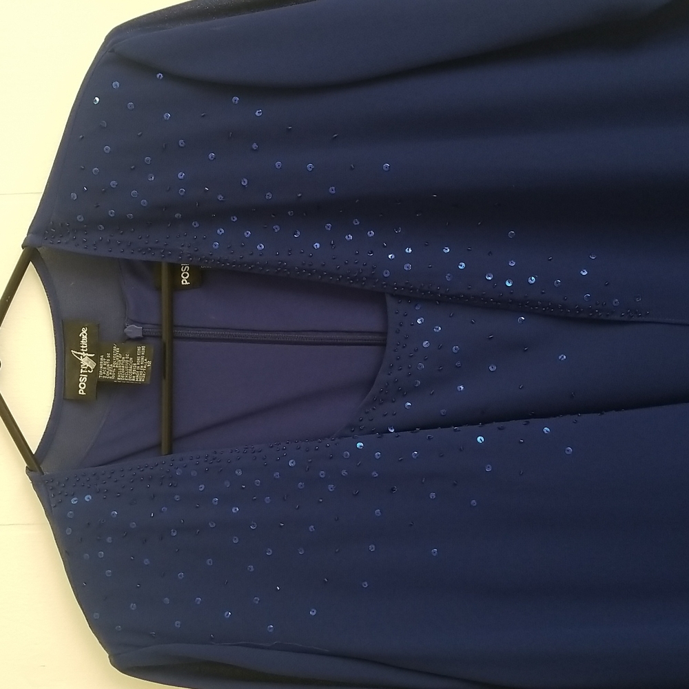 Royal Blue Sequined Dress NWT Wedding Party